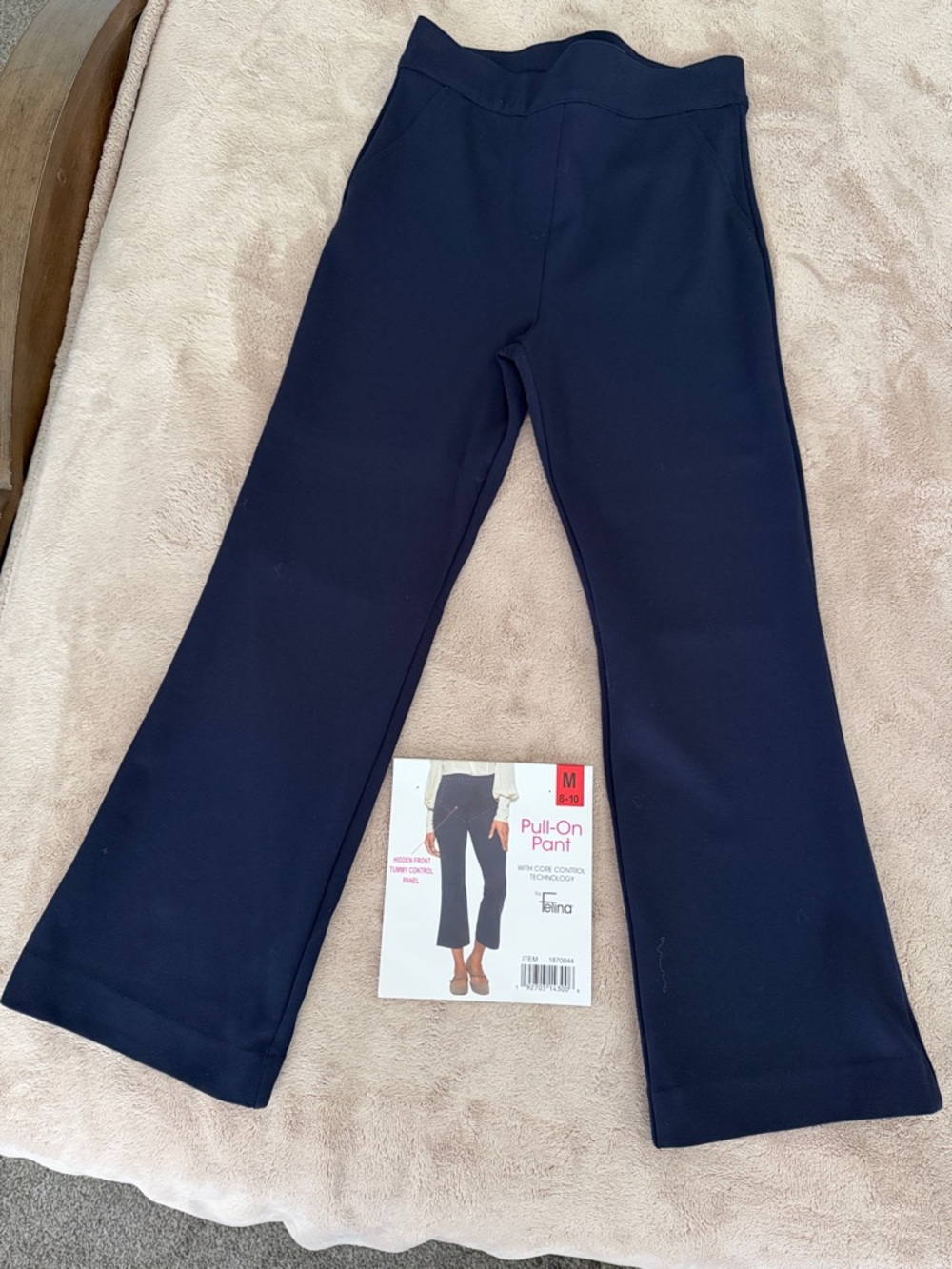 FELINA pull-on pant with tummy control panel sz M
